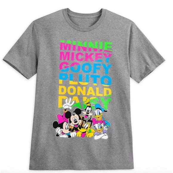 Mickey Mouse  Disney and Friends ''Mickey & Co.'' T-Shirt for Adults Size L - Picture 1 of 4